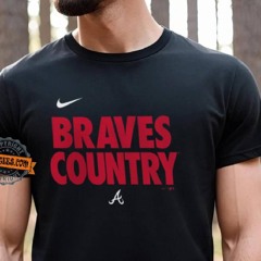 Nike Youth Atlanta Braves Navy Team Engineered T Shirt