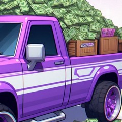 cupbois - pickup truck full of money