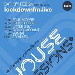 Errol Russell - Sessions. 71 House Sessions 39 on LDFM.live - 10-FEB-2024