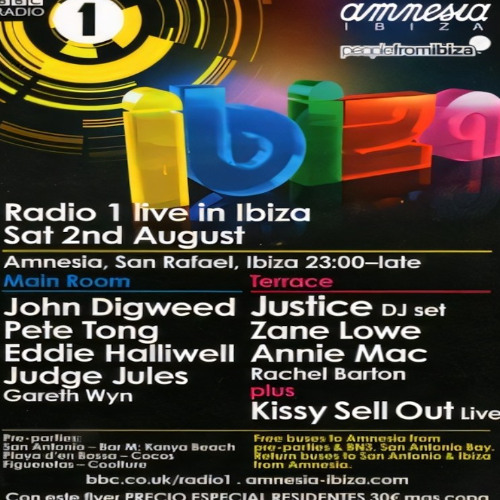 Radio 1 - Live.. Amnesia, Ibiza - 02-08-08 (5hrs)