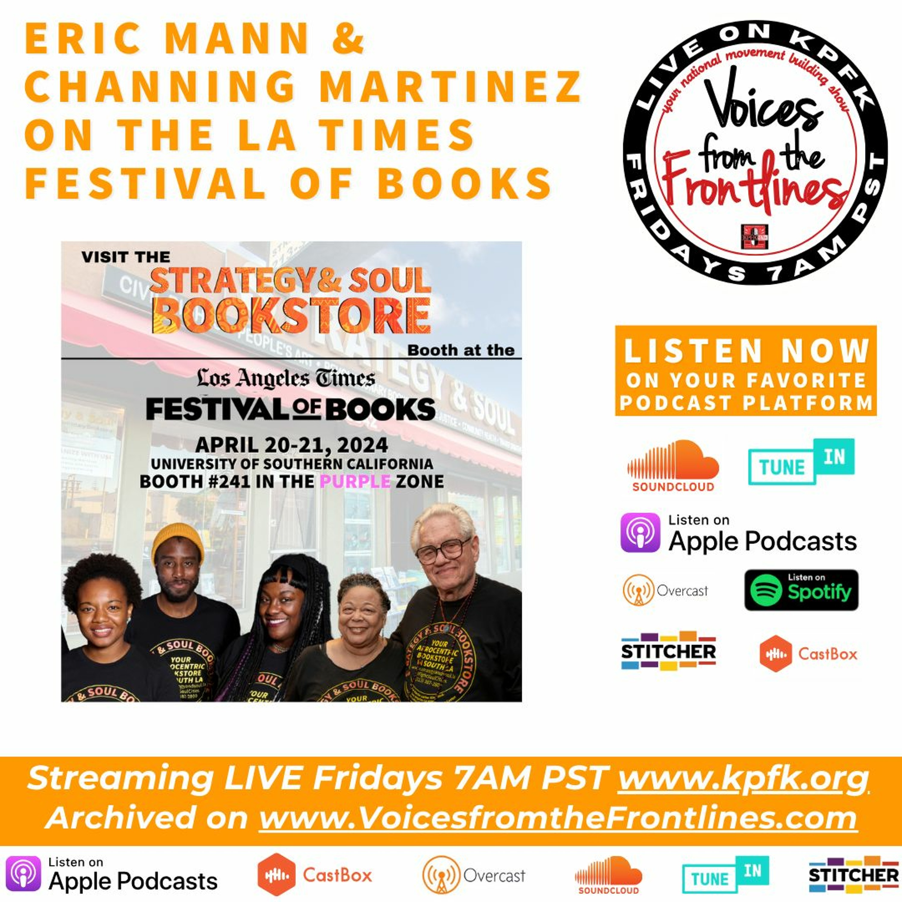 Voices Radio: Join Strategy & Soul at the LA Times Festival of Books