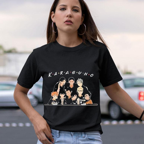 Haikyuu Karasuno Team Friends Style Graphic Shirt