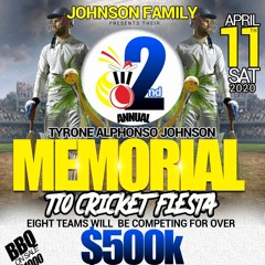 JOHNSON FAMILY MEMORIAL TIO CRICKET FIESTA PROMO