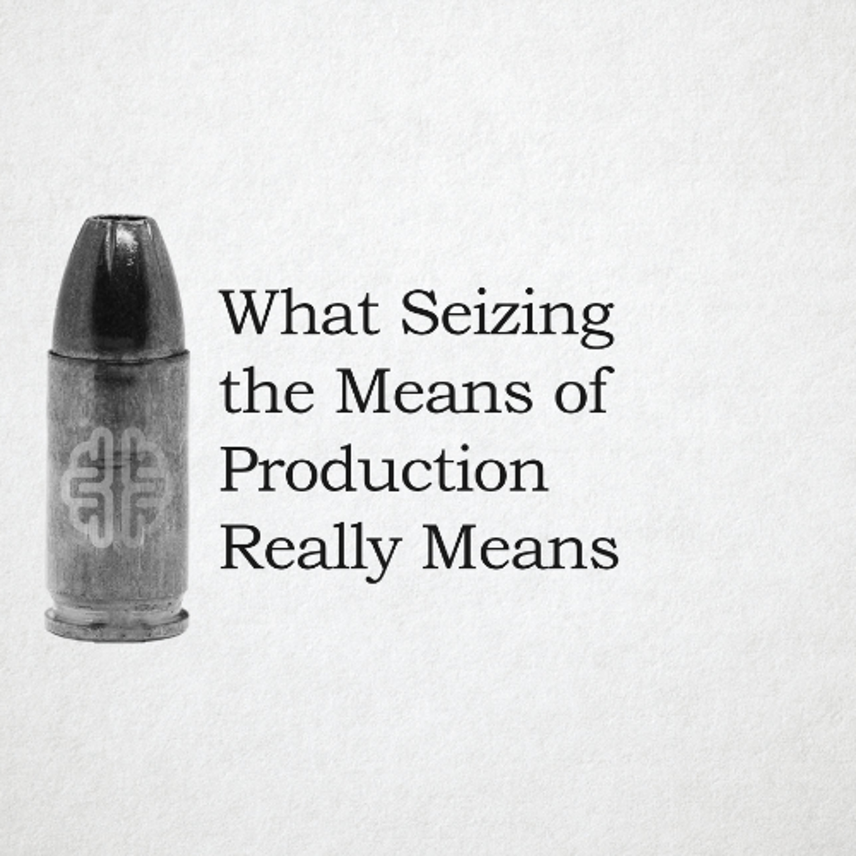 What Seizing the Means of Production Really Means
