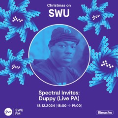Spectral Invites: Duppy (Live PA) - 18 December  2024