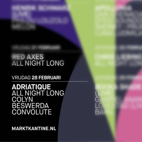 Convolute Warm-Up Set @ Adriatique - Marktkantine 28.02.2020
