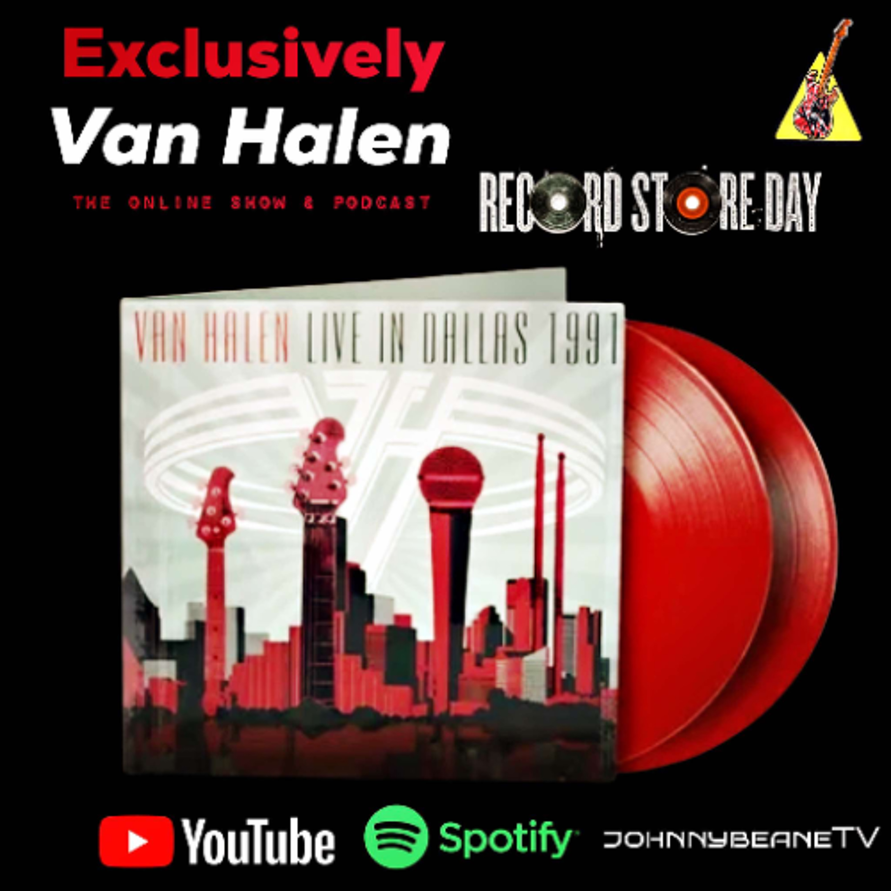 Exclusively Van Halen: LIVE in Dallas RSD Red Vinyl Unveiled! 🎶🔥 #RecordStoreDay 11/29/24 episode artwork