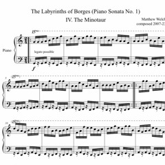 The Labyrinths of Borges_(Piano Sonata No. 1)_IV. The Minotaur