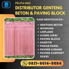 Supllier Genteng Beton Flat Rawan Bocor Pengiriman Ke Malang, WA TELP 0821 - 8614 - 8884