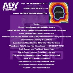 FRESH SOUNDZ Radio Show Ady Stewart w/c 11.09.23