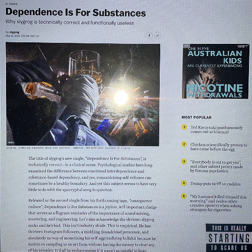 Dependence Is For Substances [Bonus Track]
