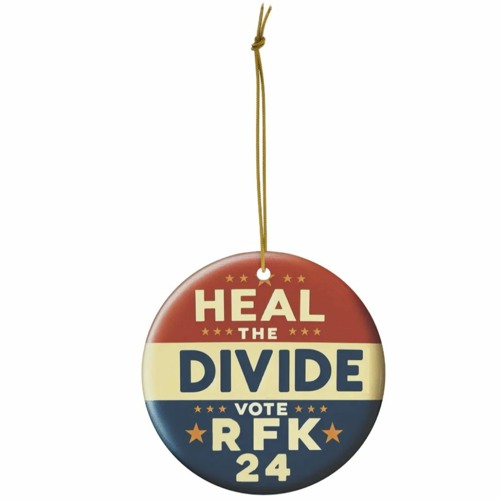 Stream Kennedy 2024 Christmas Ornament Ceramic Heal the Divide
