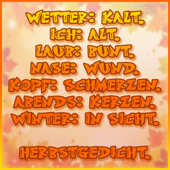 Herbstgedicht
