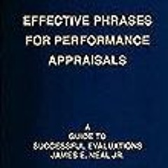 +>>G.E.T$ 📖 Effective Phrases for Performance Appraisals: A Guide to Successful Evaluations  b