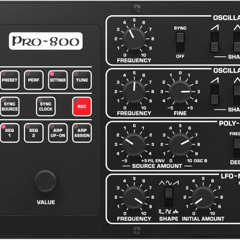 Behringer PRO-800 Trance Sounds