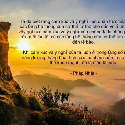 Bắt đầu ngày mới với tần số rung động năng lượng cao - Pháp Nhật