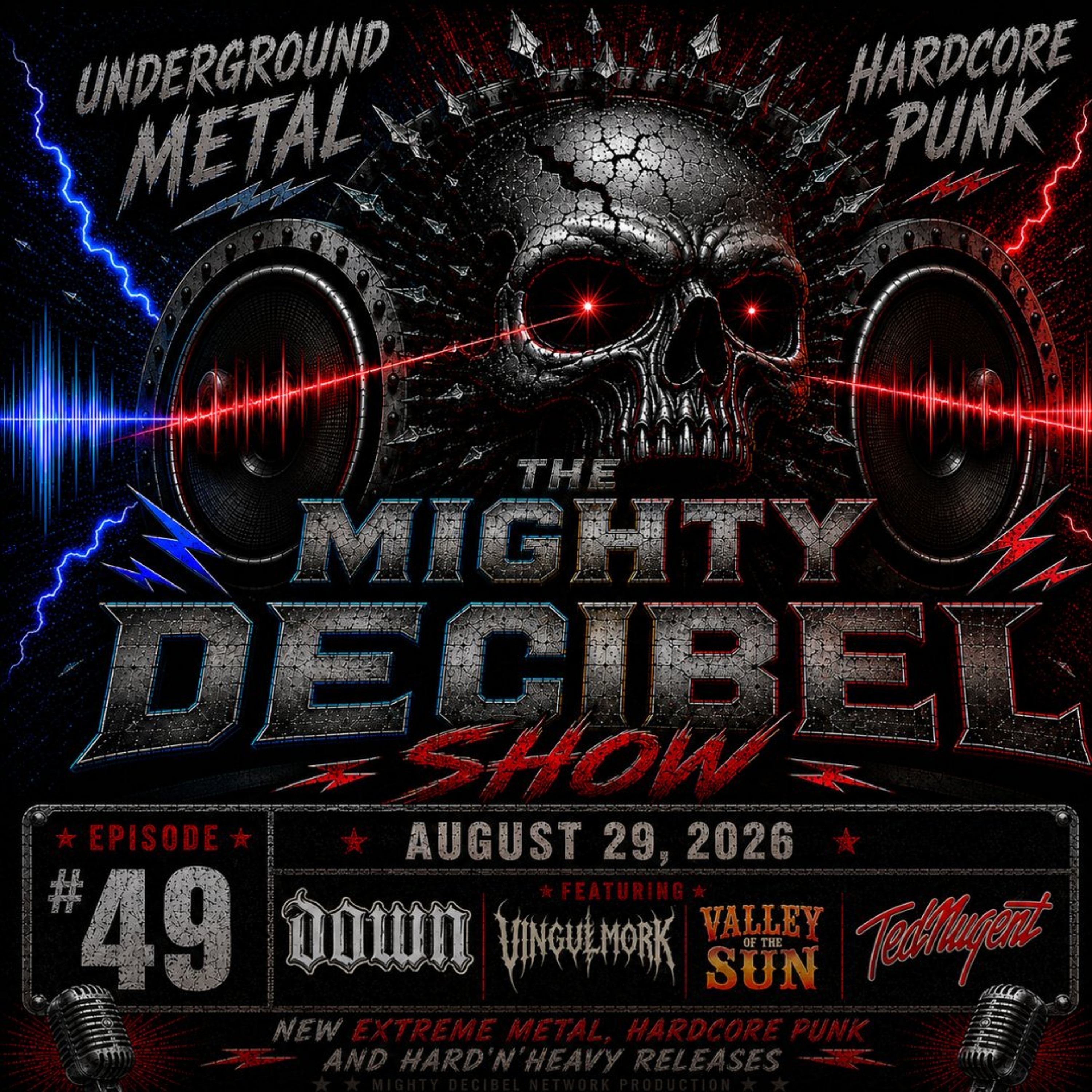 THE MIGHTY DECIBEL SHOW August 29, 2026 episode artwork
