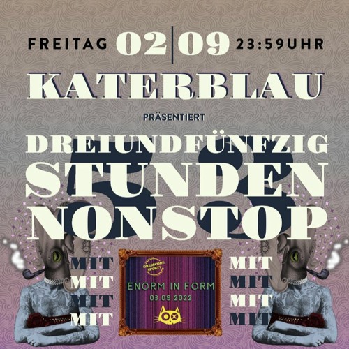 Chris Plettenberg B2B justUS | Enorm in Form | Kater Blau | Heinz Hopper | Seite B | 04.09.22
