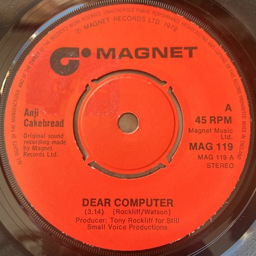 Dear Computer - Anji Cakebread