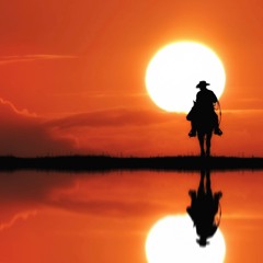 Scene From a Western Film (Hero Riding In The Sunset)
