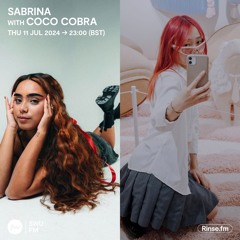 Sabrina with Coco Cobra - 11 July 2024