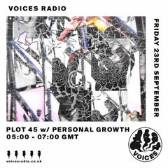 Plot 45 w/ personal growth on Voices Radio — 23rd September 2022