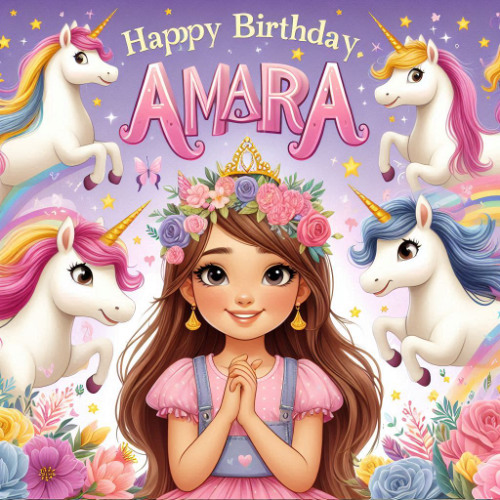 Happy Birthday, Amara!