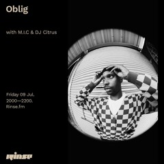 Oblig with M.I.C & DJ Citrus - 09 July 2021