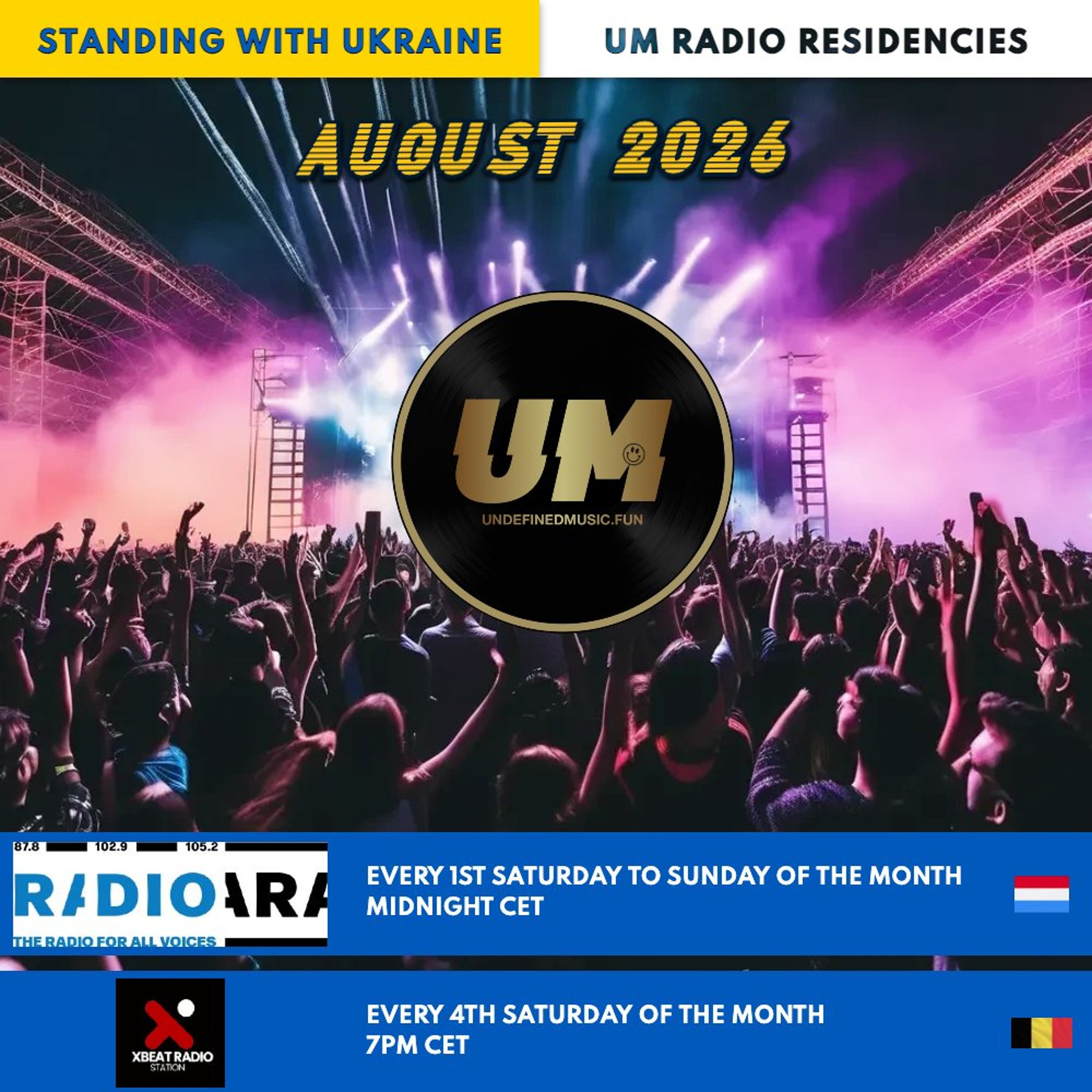 August 2026 - UM radio residencies