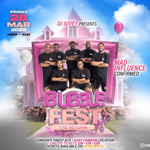 Live Audio: BUBBLE FEST | HIP HOP & Dancehall | Mixed By @DJMARIUK & Hosted By @DJDYNAMICUK