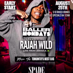 DJ SNOOPY- BALLERS MONDAY (RAJAH WILD LIVE) MC PLUGIN