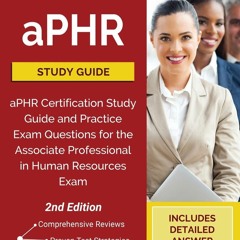 Pdf⚡️(read✔️online) aPHR Associate Professional in Human Resources Certification