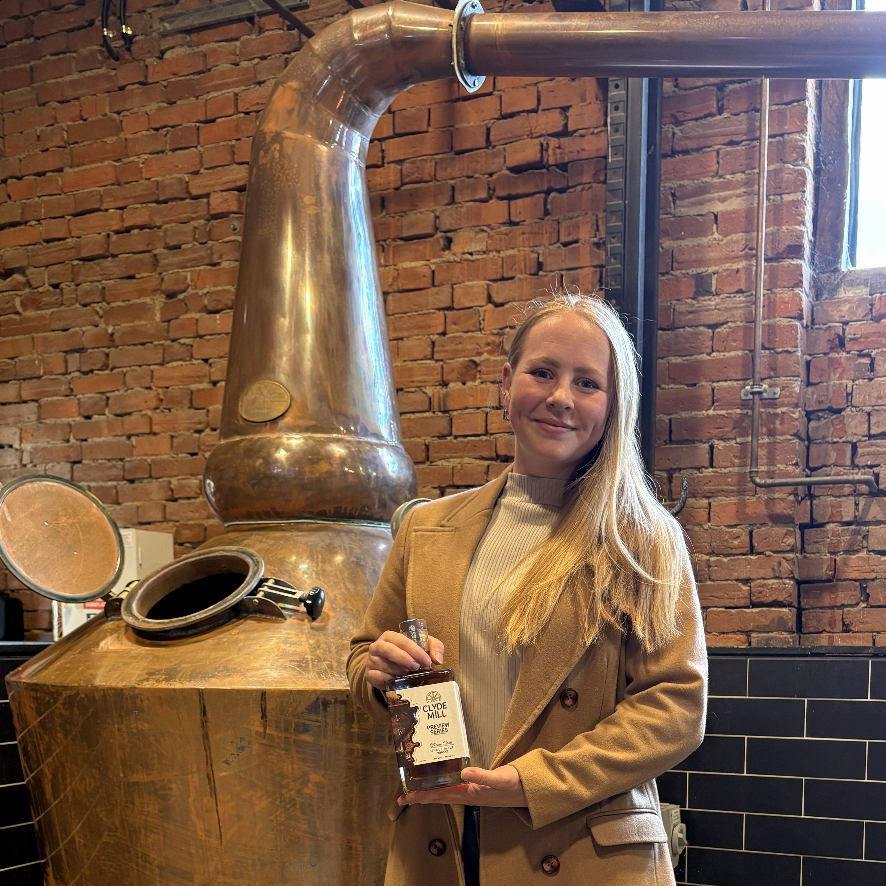 Lucy O'Brien of Historic Clyde Mill Distilley Swapped TNQ for TAS -Graeme Kemlo episode artwork