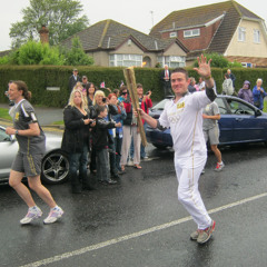 Olympic Torch Relay Rayleigh w/Dave Monk (BBC Essex) 2012