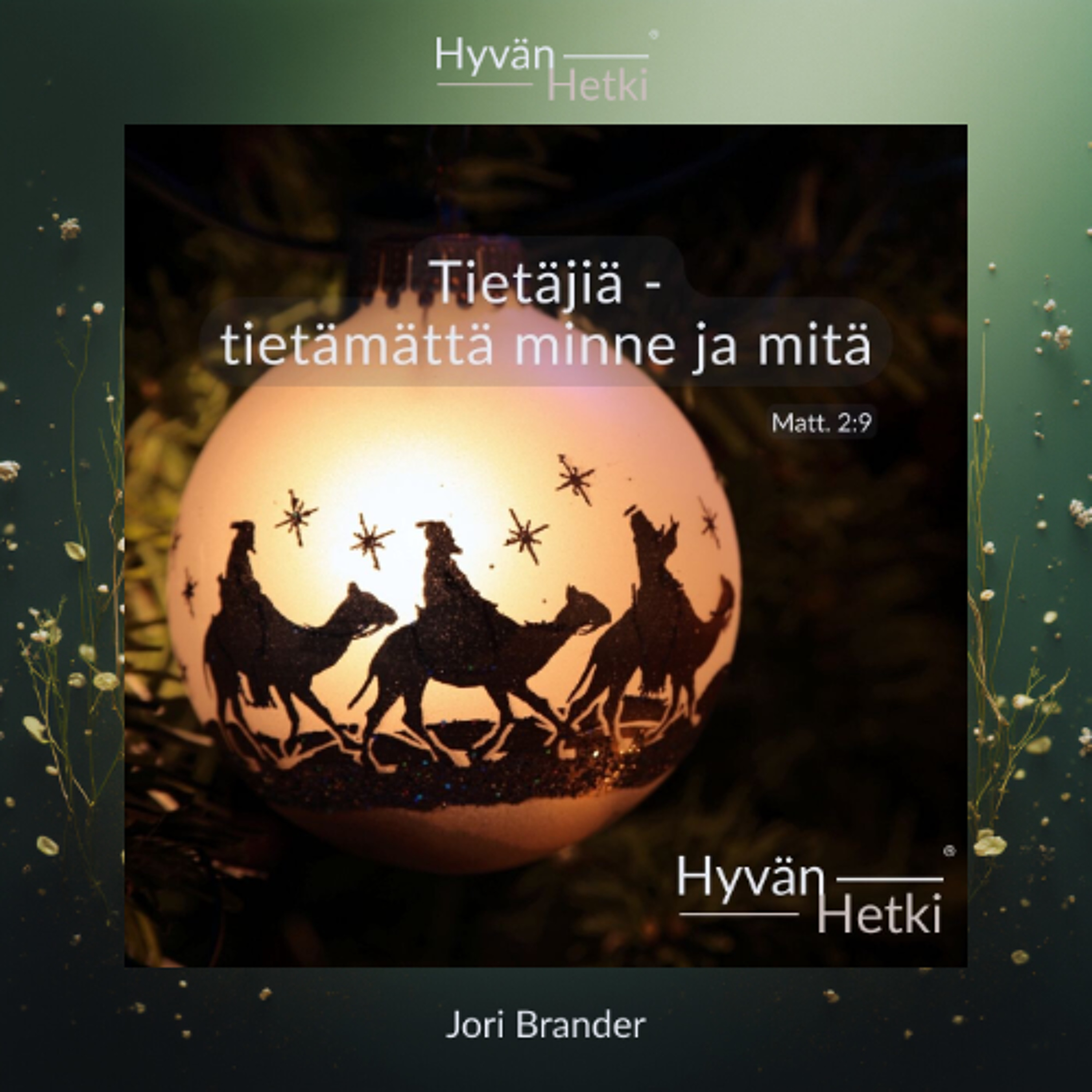 Tietäjiä - tietämättä minne ja mitä (06.01.2026) episode artwork