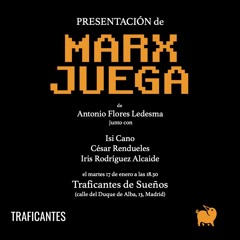 Presentación libro Marx Juega