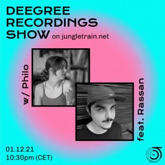 211201 - Deegree Recordings Show on jungletrain.net feat. Rassan