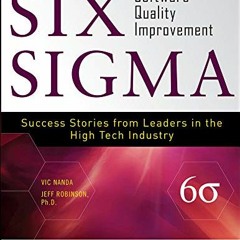 [Free] KINDLE 📨 Six Sigma Software Quality Improvement by  Vic Nanda &  Jeffrey Robi