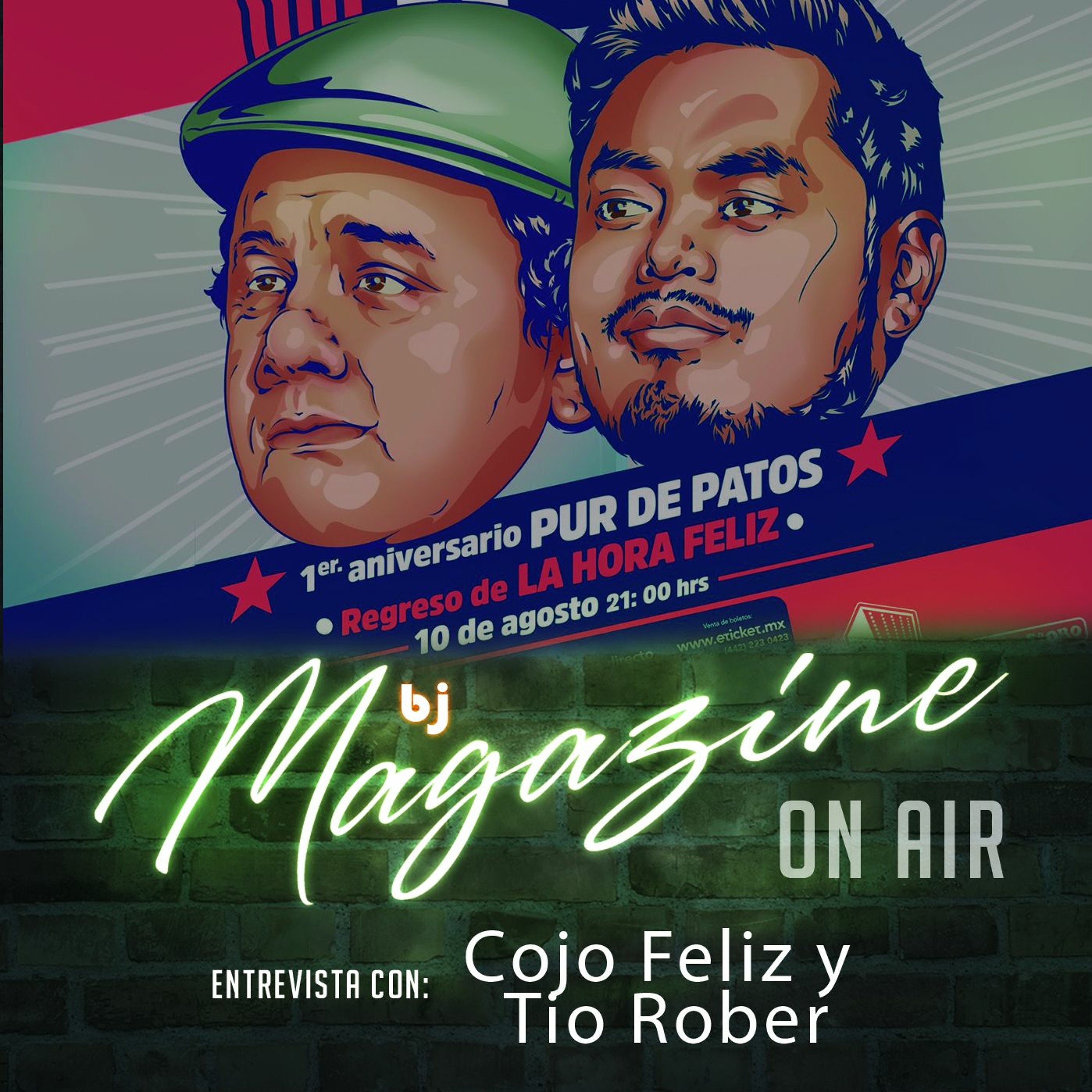 Bj Magazine #Entrevista: 1er. Aniversario de #PurdePatos y el regreso de #LaHoraFeliz episode artwork