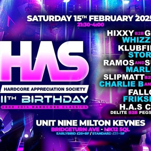 Fallon & MC Frikshon @ HAS - 11th Birthday (15/02/2025)