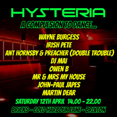 Hysteria - DJ Mai (Vinyl Only Set)