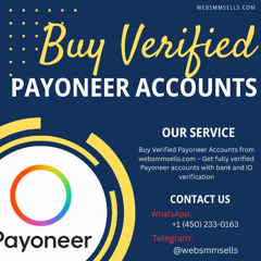 Buy verified Payoneer account with USD and EUR balances
