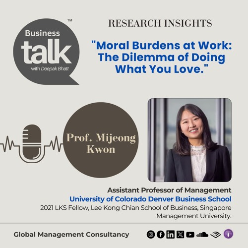 Doing What You Love, But at What Cost Insights from Prof. Mijeong Kwon