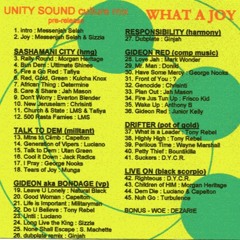 Unity Sound - What a Joy Culture Mix - 2001