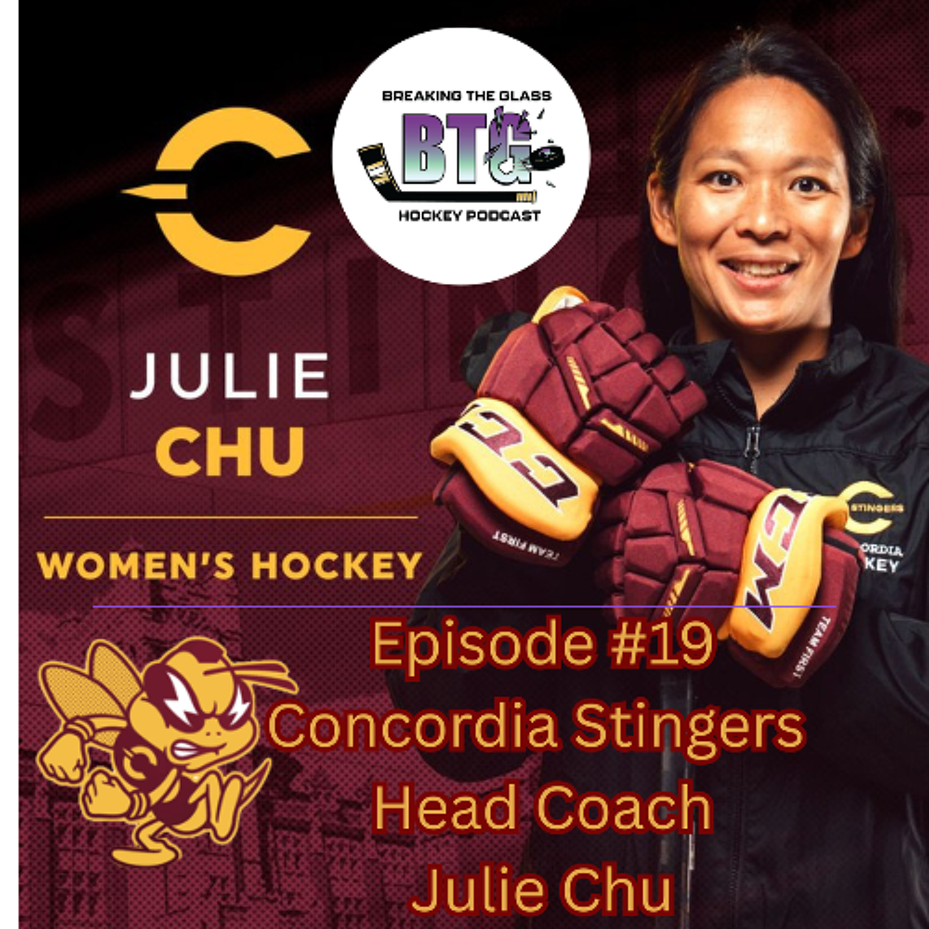 Episode #19: Concordia Stingers HC Julie Chu episode artwork