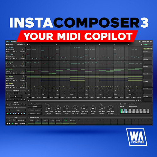 InstaComposer 3 - Your MIDI Copilot (VST / AU / AAX)