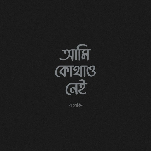 আমি কোথাও নেই (Ami Kothao Nei) | Salekin