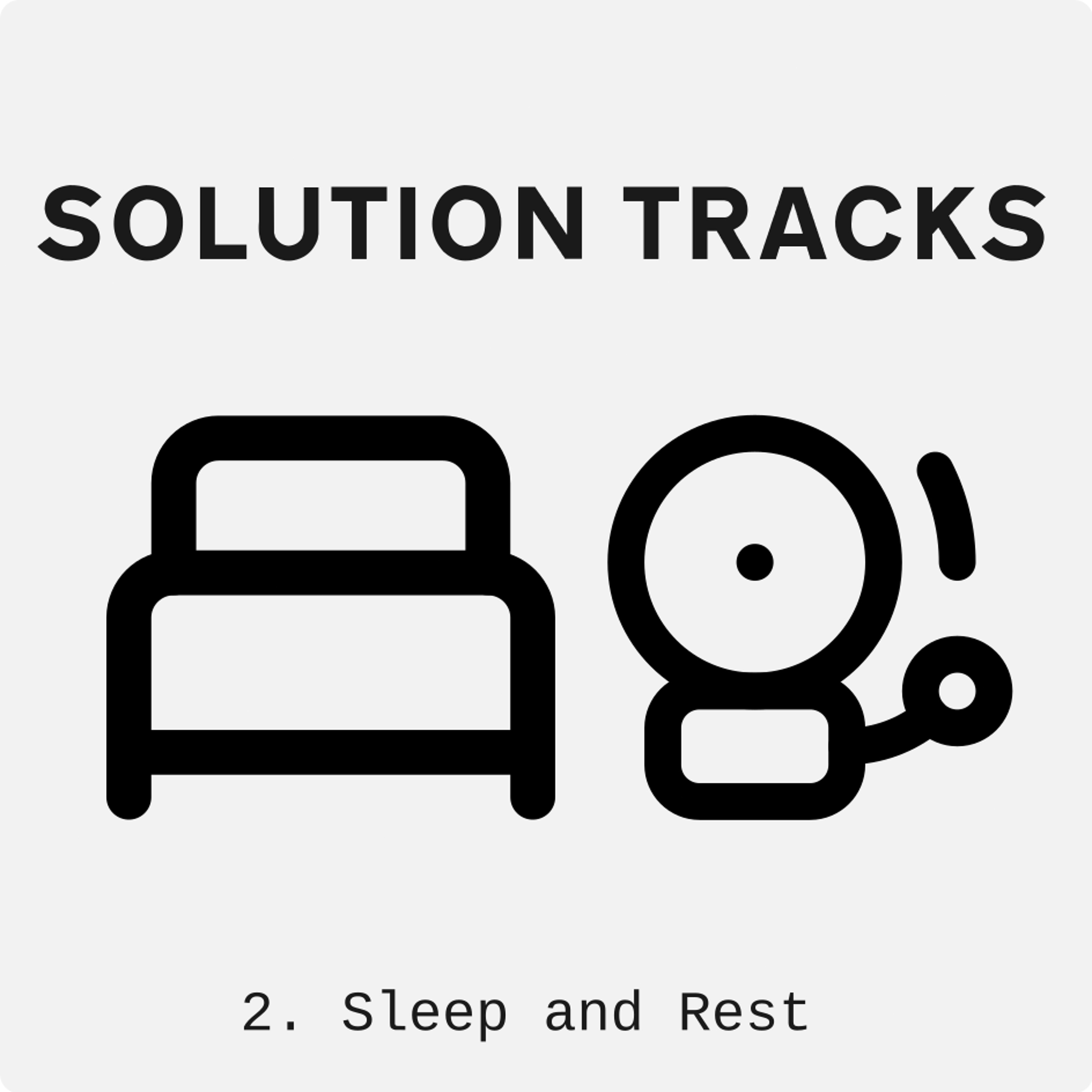 Unlocked Premium episode - Solution Tracks 2 Sleep and Rest episode artwork