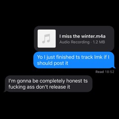 I miss the winter (prod. Bowsa)