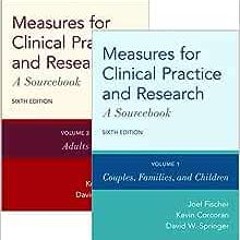 ( UuA ) Measures for Clinical Practice and Research: Two-Volume Set by Joel Fischer,Kevin Corcoran,D